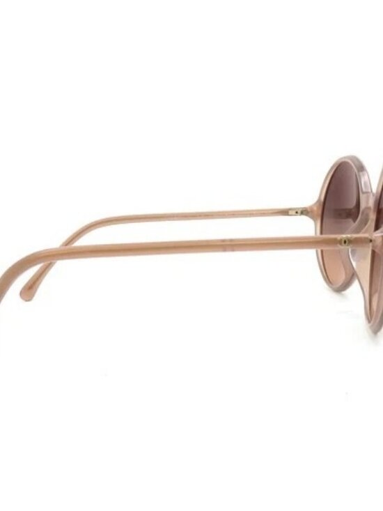 Auth CHANEL CC Logo Sunglasses Beige Plastic - 56541a main image 4